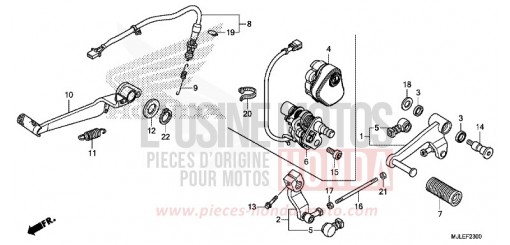 PEDALE NC700SDE de 2014